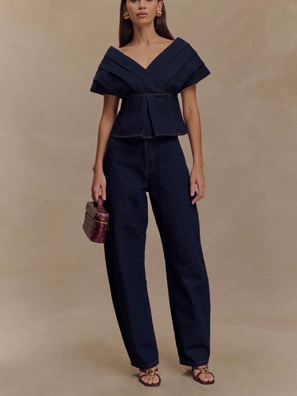 Meshki Renata Barrel Jeans